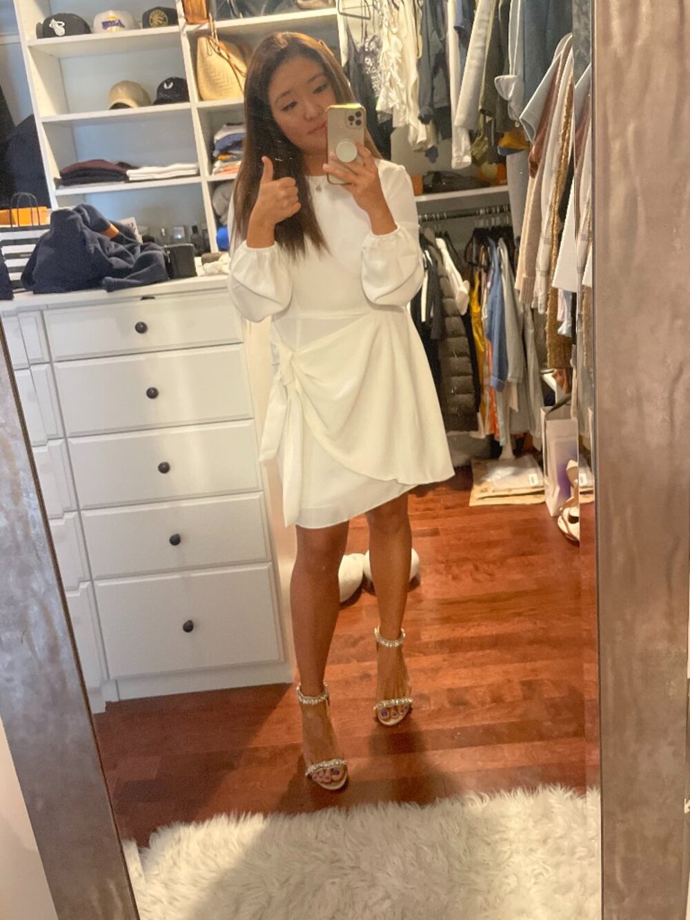 Lulus White Courthouse Dress